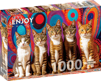 Enjoy Five Cats palapeli 1000 palaa