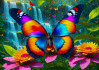 Enjoy Butterfly in the Forest palapeli 1000 palaa