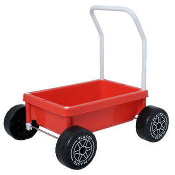 Plasto taaperokärry, punainen