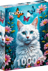 Enjoy White Cat palapeli 1000 palaa