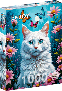 Enjoy White Cat palapeli 1000 palaa