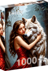 Enjoy Lady and the Wolf palapeli 1000 palaa