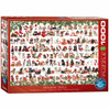 Eurographics Holiday Dogs-palapeli 1000 palaa
