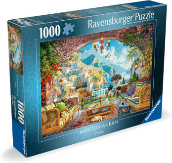 Ravensburger, Dominic Davison, Mediterranean View palapeli 1000 palaa