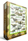 Eurographics Dinosaurus palapeli 1000 palaa