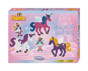 Hama Midi 4000 taikahevoslahjapakkaus silityshelmiä