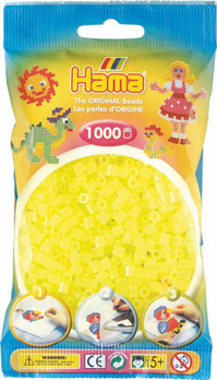 Hama pussi 1000 keltainen neon, 207-34