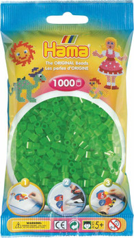 Hama pussi 1000 vihreä neon, 207-37