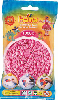 Hama pussi 1000 pastellin pinkki, 207-48