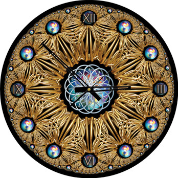 Art Puzzle Palapeli-kello Golden