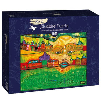 Bluebird Hundertwasser-Irinaland over the Balkans palapeli 1000 palaa