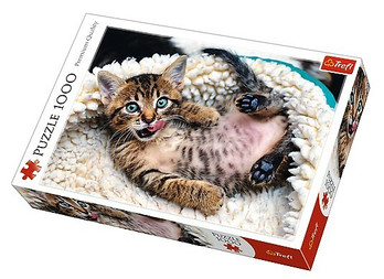 Trefl Cheerful Kitten palapeli 1000 palaa
