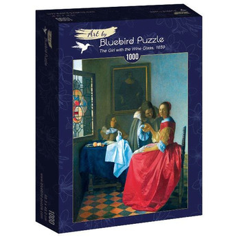 Bluebird Johannes Vermeer-The Girl with the Wine Glass palapeli