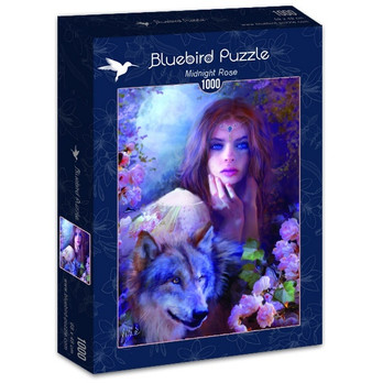 Bluebird Midnight Rose palapeli 1000 palaa