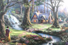 Schmidt Thomas Kinkade Snow White Discovers the Cottage palapeli