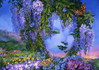 Grafika Josephine Wall-Mysterious Wisteria palapeli 1000 palaa