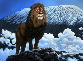 Grafika Schim Schimmel King of Kilimanjaro palapeli