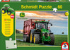 Schmidt John Deere Traktor 8370R palapeli 60 palaa + siku traktori