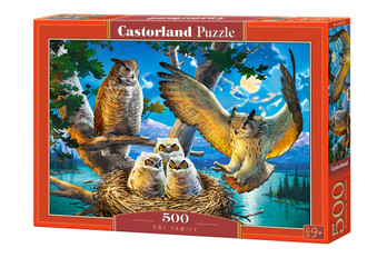 Castorland Owl Family palapeli 500 palaa