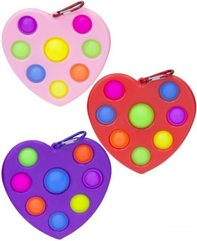 Magic Fidget Pop it Game -hittilelu, sydän 