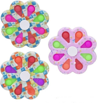 Magic Pop it Fidget Game Spinner -hittilelu, 8 pops