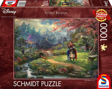 Schmidt  Disney Thomas Kinkade-Mulan Blossoms of Love palapeli 