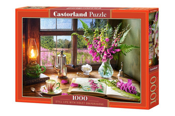 Castorland Still life with violet snapdragons palapeli 1000 palaa