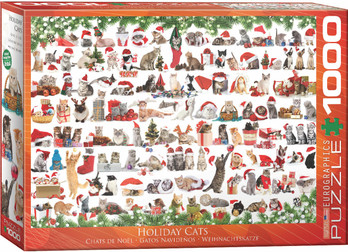 Eurographics Holiday Cats palapeli 1000 palaa