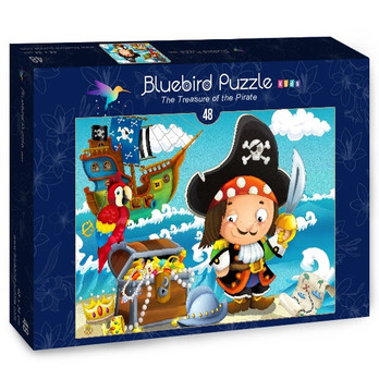 Bluebird The Treasure of the Pirate palapeli 48 palaa