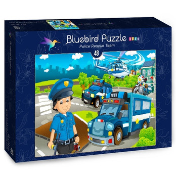 Bluebird Police Rescue Team -palapeli 48 palaa