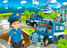 Bluebird Police Rescue Team -palapeli 48 palaa