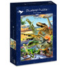 Bluebird Dino Sunset - palapeli 1000 palaa