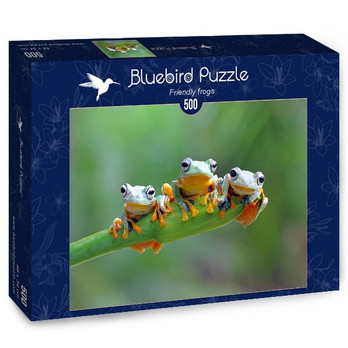 Bluebird Friendly Frogs -palapeli 500 palaa