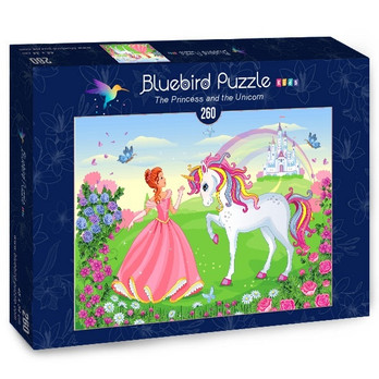 Bluebird The Princess and the Unicorn -palapeli 260 palaa