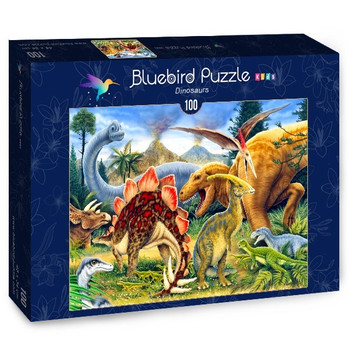 Bluebird Dinosaurs -palapeli 100 palaa