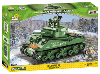 Cobi Historical  Sherman M4A3E2 Jumbo 716-osainen rakennussarja