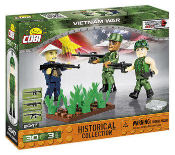 Cobi Vietnam War 30 osaa ja 3 figuuria