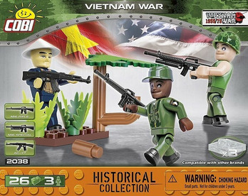 Cobi Vietnam War 26 osaa ja 3 figuuria