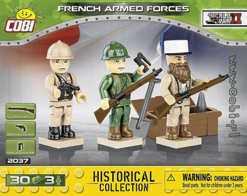 Cobi French Armed Forces 30 osaa ja 3 figuuria