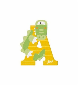 Sevi Eläinkirjain A Alligaattori 10 cm