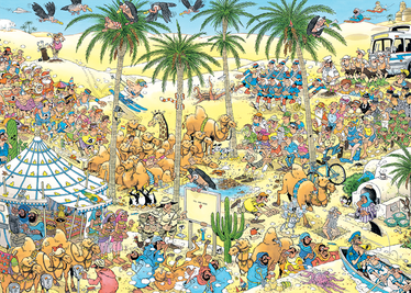 Jan van Haasteren The Oasis palapeli 1000 palaa