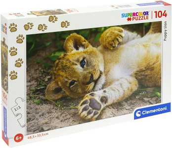 Clementoni Supercolor Puppy Lion palapeli 104 palaa