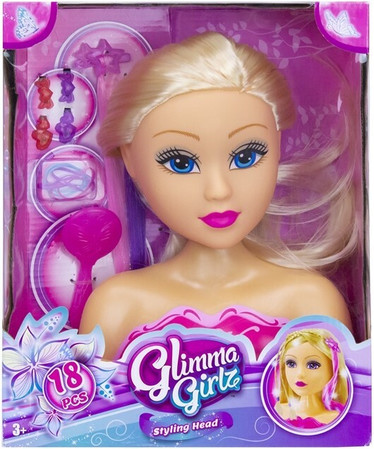 Glimma Girlz Styling Head kampauspää