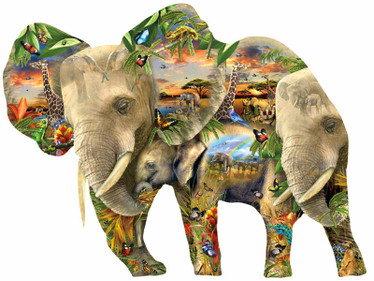 SunsOut Lori Schory  Ele-Phantastic palapeli 1000 palaa