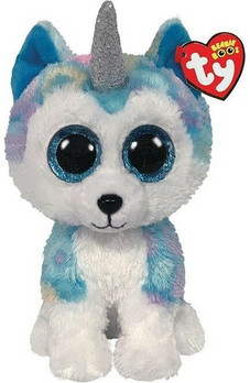 TY Beanie Boos Pehmo Husky Unicorn Helelna 24CM