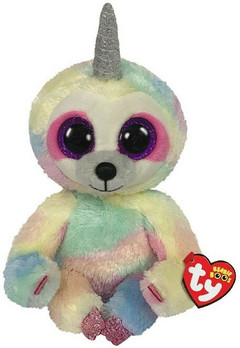 TY Beanie Boos Pehmo Sloth Unicorn Cooper 24CM