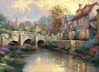 Schmidt Thomas Kinkade Cobblestone Brooke palapeli 1000 palaa