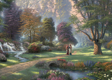 Schmidt Thomas Kinkade Walk of Faith palapeli 1000 palaa