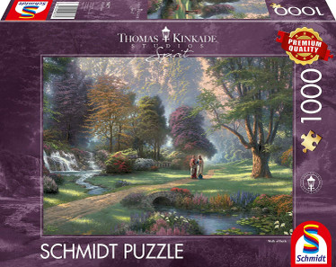 Schmidt Thomas Kinkade Walk of Faith palapeli 1000 palaa