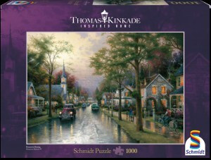 Schmidt Thomas Kinkade Hometown Morning palapeli 1000 palaa